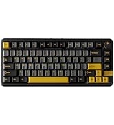 EWEADN X75 V2 Wireless Mechanical Keyboard, 75% Hot Swap Gasket Structure Creamy Keyboard with Fi...