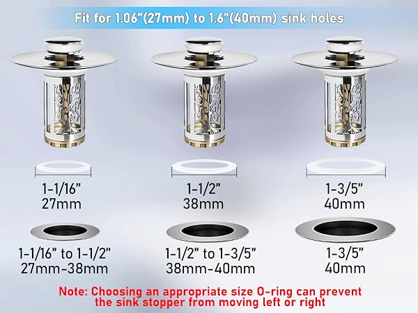 bathroom sink drain strainer