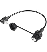 SinLoon USB 2.0 Type-B 90 Degree Printer Cable,Waterproof Type B Flush Mount Car Mount Extension ...