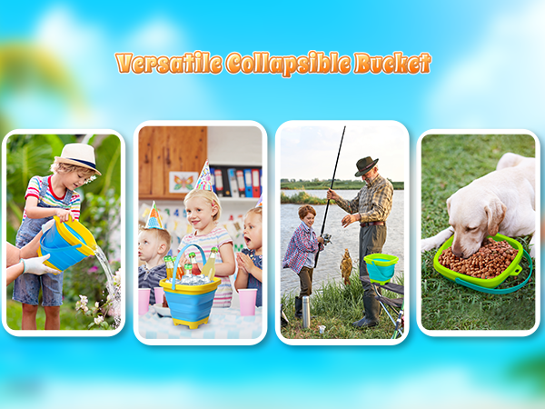 collapsible sand bucket