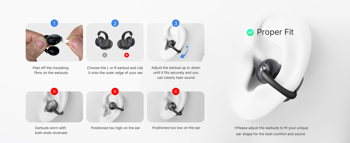 EarFun Clip 2 Open Ear Earbuds