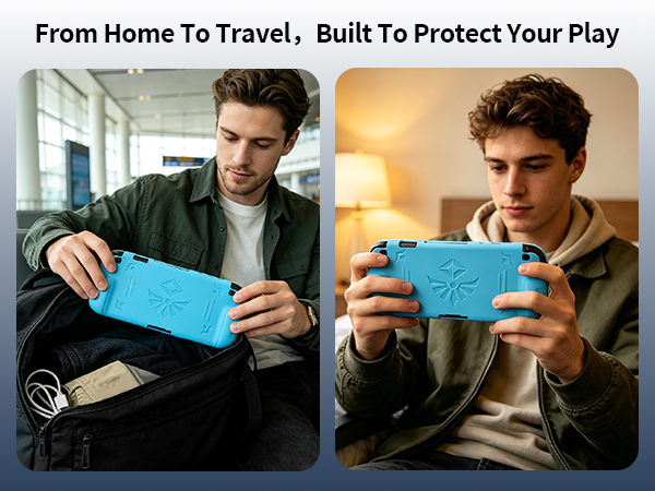 Protective Case for Nintendo Switch 2, 8In1 Ergonomic Comfort Soft Grip