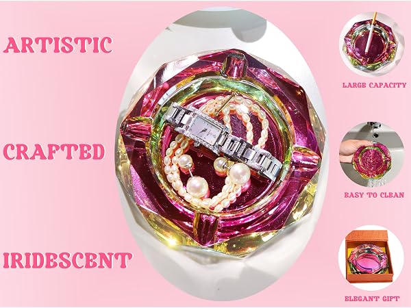 pink ashtray