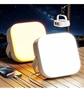 Eventek 2Pack 20000mAh Camping Lights, Camping Lantern Rechargeable Total Up to 288H & 4 Lights M...
