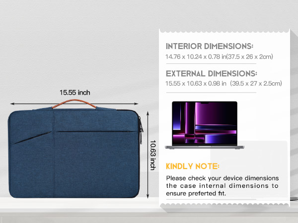 acer 14in laptop sleeve case