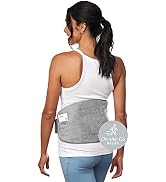 Pure Enrichment PureRelief Cordless Lumbar and Abdominal Heating Wrap - 4 Heat Settings, 2-Hour P...