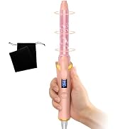 Ukliss Mini Curling Iron, Heats in 30s for Natural Waves & Loose Curls, Dual Voltage Travel Curli...