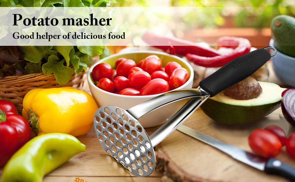 potato masher on table
