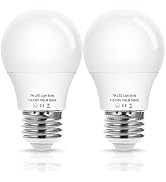 EvaStary 60W Equivalent Refrigerator Light Bulb, 7W 120V A15 Fridge Waterproof Appliance Fridge L...