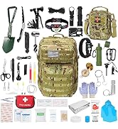 Survival First Aid Kit,99PCS Professional Survival Gear Large Hiking Backpack with Emergency Equi...