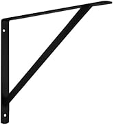 John Sterling THE MAX BRACKET Shelf Bracket, 20-inch, Black, 0049-20BKH