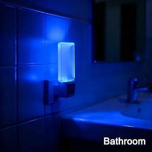 blue night lights