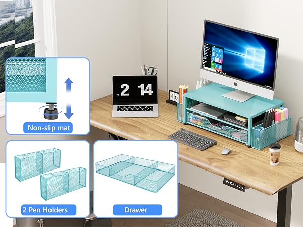 monitor stand for desk organizers and accessories computer stand riser office organization desktop