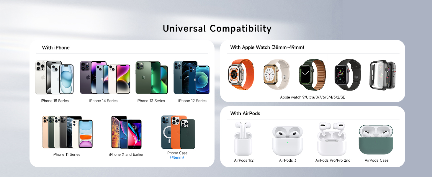 apple watch and airpods charger