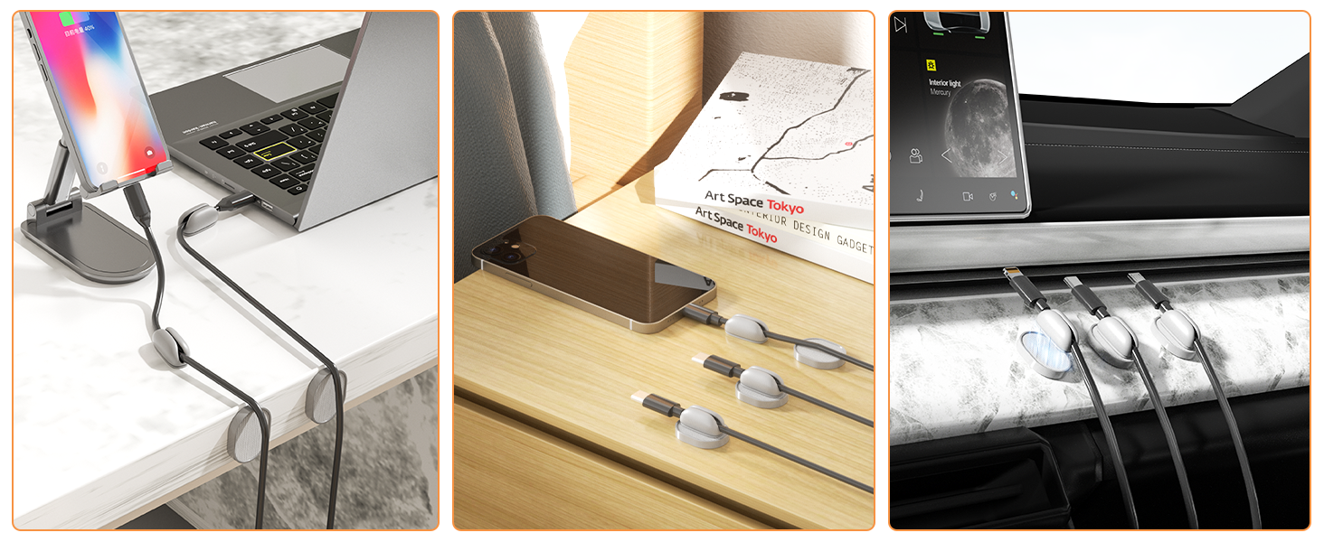Magnetic Cable Clips