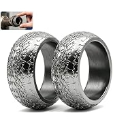 Yiwview Exhaust Donut Gasket ID 65mm (2.56") Graphite Seal Ring, 2PCS Exhaust Manifold Flange Gas...