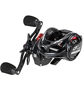 Sougayilang Fishing Reel,300 Size with 16lbs Max Drag 7.2:1 Gear Ratio,Ultra Smooth Low Profile B...