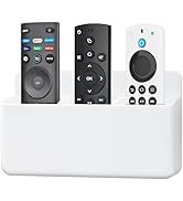 First-zgel 3 Slot Adjustable Remote Holder Wall Mount, TV Controller Holder Hollow Bottom Slot Ea...