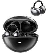 MS192 Clip-On Earbuds, AI Translation Earbuds in Real Time 165 Languages, Spring-Open-Ear Wireles...