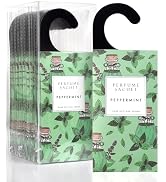 ROSE COTTAGE Large 12 Packs Peppermint Hanging Closet Deodorizer Air Freshener Long Lasting Scent...