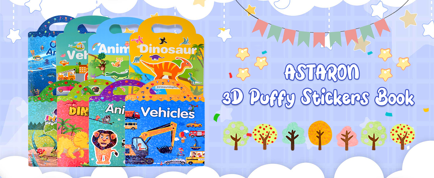 Reusable Sticker Book for Toddlers