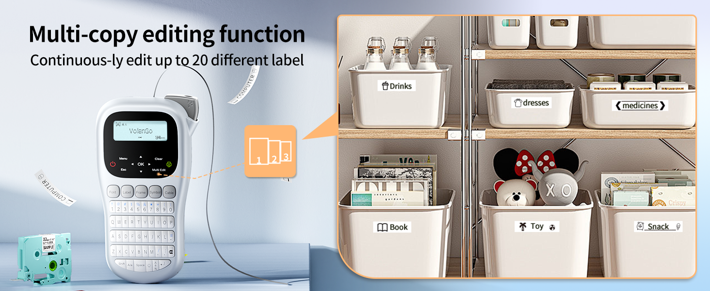label maker machine with tape