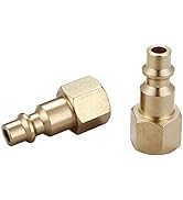 T TANYA HARDWARE Air Hose Fittings And Air Coupler Plug, Air Compressor Quick-Connect FNPT Female...