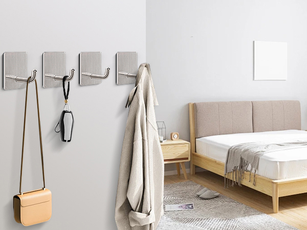 304 Stainless Steel Self Sticky Wall Hooks
