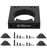 Spindle Motor Holder, CNC Motor Bracket 52/65/71mm Aluminum Shaft Spindle Motor Mount Kit for CNC...