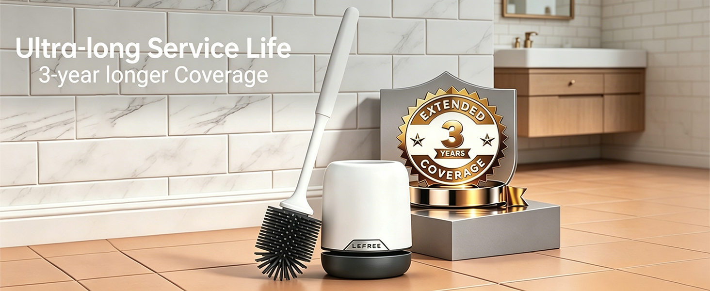 toilet brush and holder set