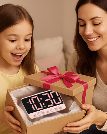 electric alarm clocks for gift