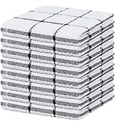 Nialnant 8 Pack Kitchen Dish Rags,100% Cotton Dish Cloths for Washing Dishes,Quick Drying Kitchen...