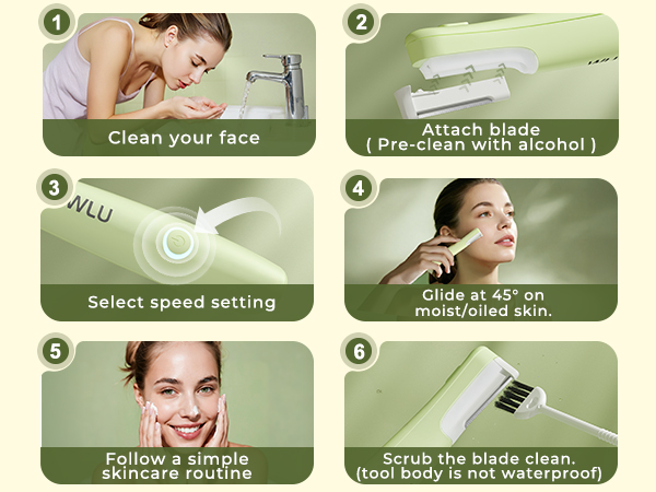 face dermaplaning tool