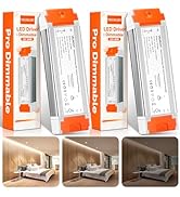 VEURCHY 60W Dimmable LED Driver 12V DC Triac Constant Transformer, 120V AC to 12 Volt DC Lighting...