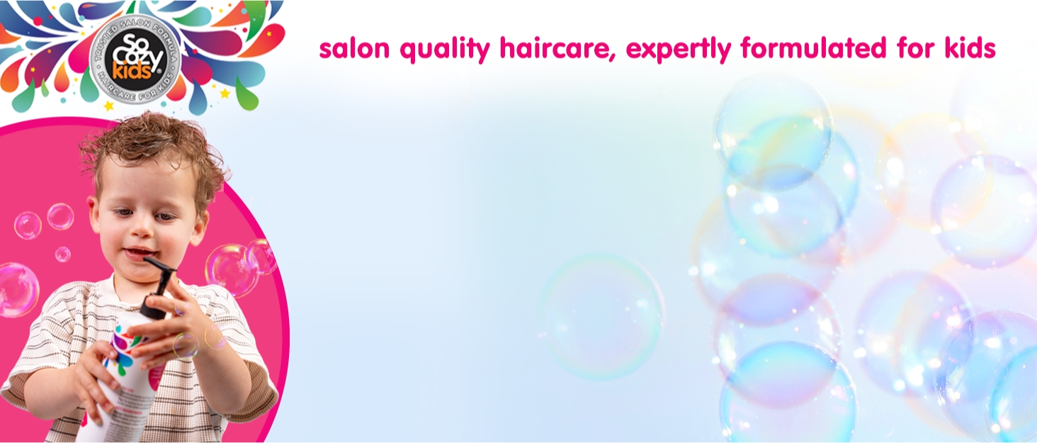 SoCozy haircare salon quality products formulated for kids