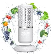 Buuo Fruit and Vegetable Washing Machine - Electric Rice Cleaner with Faster Electrolytic Water a...