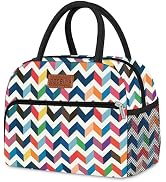 Coobiiya Lunch Bag Lunch Box for Women Men, Reusable Cute Lunchbag - Leakproof, Adult Insulated L...