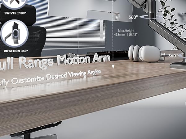 C-MOUNTS Single Monitor Desk Mount
