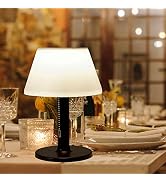 shumi LED Solar Table Lamp Outdoor Waterproof-3 Way Dimmable Outside Patio Table lamp,Modern Beds...