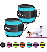 NEALFIT Ankle Strap for Cable Machine, Gym Ankle Cuff for Kickbacks, Leg Extensions, Glute Workou...