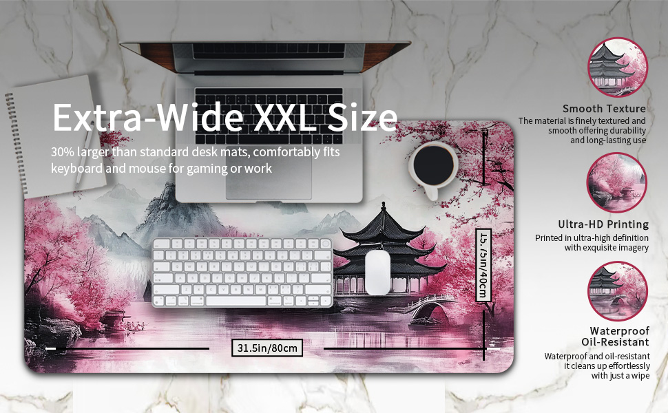 PALUXARAON mouse pad desk pad gaming desk pad desk mat