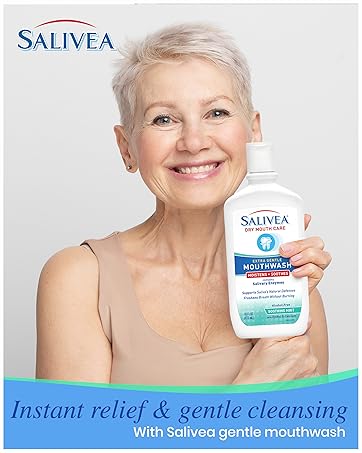 instant relief gentle cleansing salivea gentle mouthwash mint natural fresh breath saliva mouth care