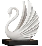 XYQXYQ Modern Gold Statue Swan Decor for Living Room,Luxury Swan Sculpture Home Decor Accents for...