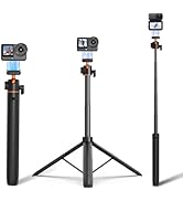 Tripod for DJI Osmo Nano/Osmo Action 6, 55” Magnetic Quick Release Selfie Stick Extension Rod Tab...