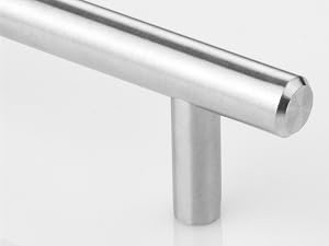 10 PackCabinet Pulls Brushed Nickel Stainless Steel Drawer Pulls Cabinet Handles 3" Hole Center