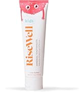 RiseWell Kids Mineral Toothpaste - Kids Hydroxyapatite Toothpaste, Safe to Swallow - Natural, Flu...