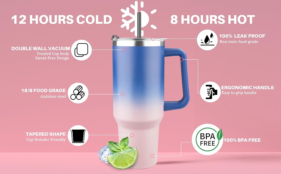 Reusable Stainless Steel Vacuum Insulated Cup