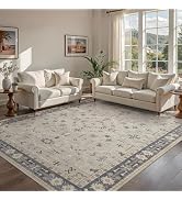 WITSHOCK 10x12 Area Rugs for Living Room, Washable Non Slip Rugs for Bedroom Dining Room Office, ...