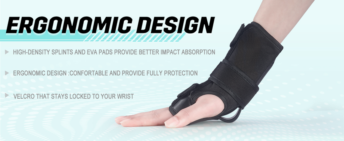 Wrist Guards for Roller Skating, Skateboarding,Snowboarding and Rollerblade, Sports Protection