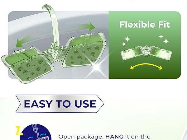 Toilet Bowl Cleaner Butterfly Rim Hanger